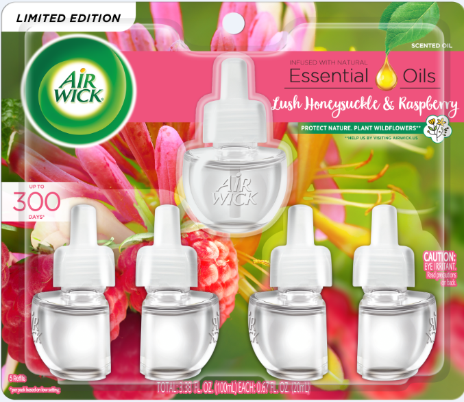 AIR WICK® Scented Oil - Lush Honeysuckle & Raspberry